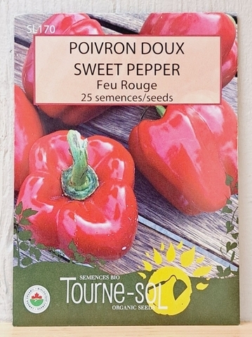 SEEDS - Pepper Sweet Feu Rouge (Tourne-sol)